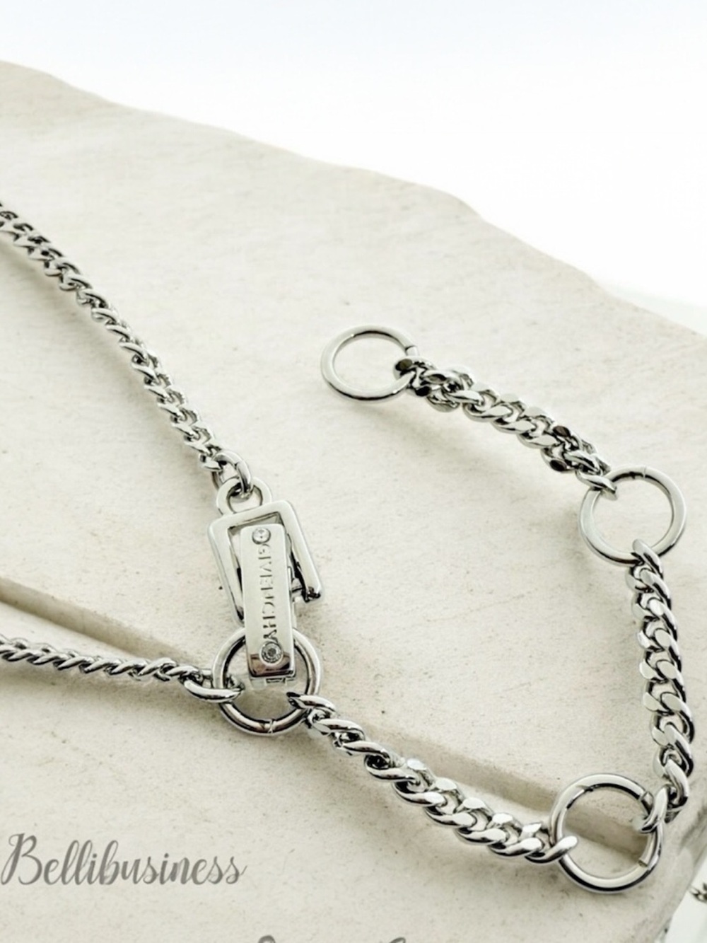 Givenchy Crystal Pear-Shape Lariat Necklace, 16" + 3" extender - Picture 5 of 5